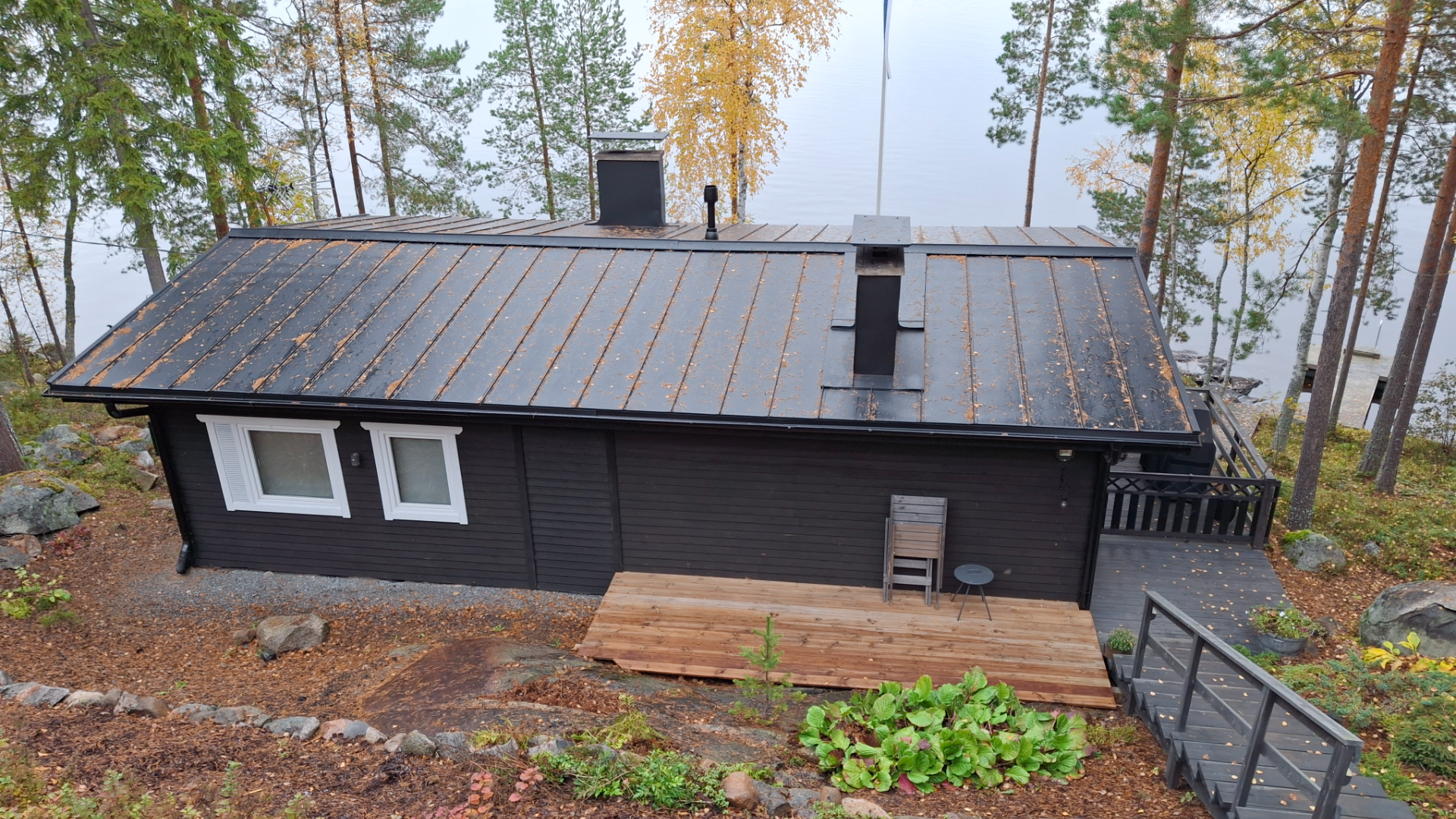 Katto- ja energiaremontti mökille